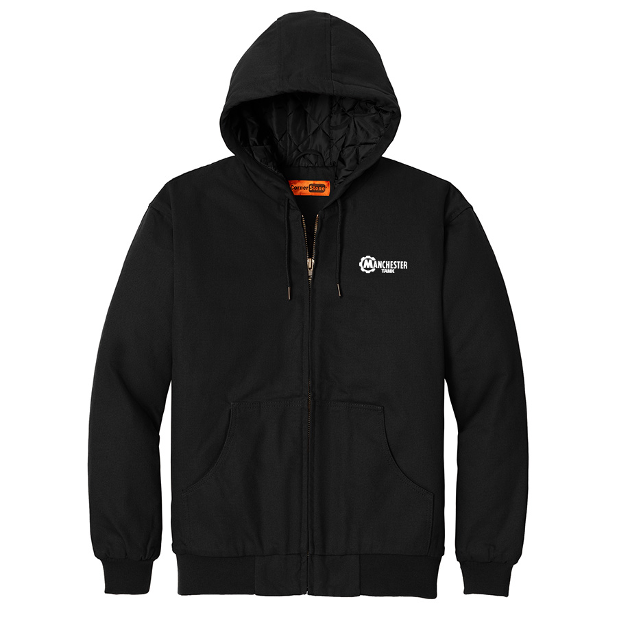Duck Cloth Hooded Work Jacket 