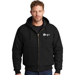 Duck Cloth Hooded Work Jacket - MT16-Black