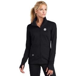 Ladies Fulcrum Full-Zip - MT13-Blacktop