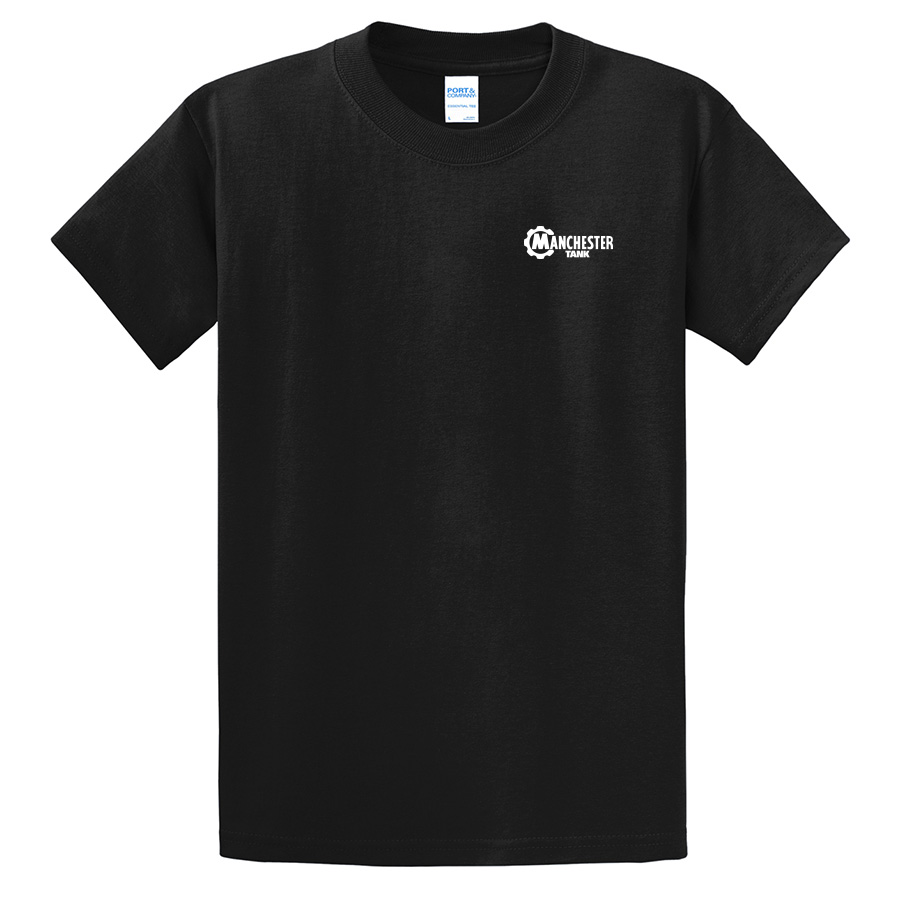 Screen Print Essential Tee w/ Slogan on Back 