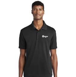 PosiCharge® RacerMesh® Polo - MT2-Black-WL